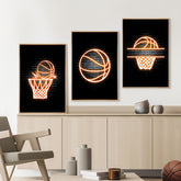 Toile - Basketball Lights